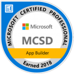 MCSD-App-Builder-2018